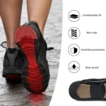 2 Pairs Thickened Rubber Sole Heel Wear-Resistant Non-Slip Patch - Image 5