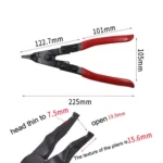 Reinforced Flat Circlip Pliers Flat-mouth Snap Ring Pliers - Image 3