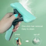 Pet Automatic Hair Removal Comb Curved Cat and Dog Open-knot Comb - Image 3