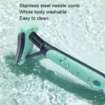 Pet Automatic Hair Removal Comb Curved Cat and Dog Open-knot Comb - Image 4