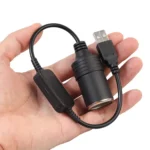 2 PCS Car USB to Cigarette Lighter Socket 5V to 12V Boost Power Adapter Cable - Image 7