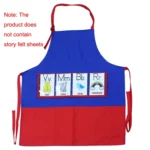 Felt Cloth Picture Book DIY Story Teaching Apron - Image 4