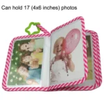 Baby Growth Memorial Cloth Photo Album With Mirror - Image 5