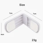 3 PCS Drawer Cabinet Door Child Safety Right Angle Lock - Image 3