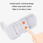 3 PCS Drawer Cabinet Door Child Safety Right Angle Lock - Image 4