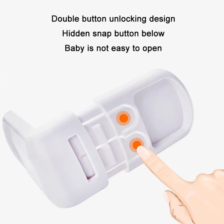 TBD0602701001_B3.webp 3 PCS Drawer Cabinet Door Child Safety Right Angle Lock - Image 4