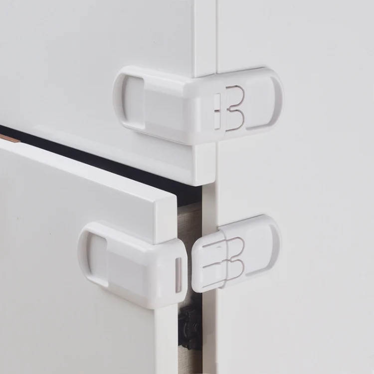 TBD0602701001_B5.webp 3 PCS Drawer Cabinet Door Child Safety Right Angle Lock - Image 6