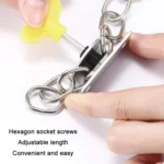 Punching Installation Protection Stainless Steel Window Limit Lock - Image 4