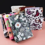 A6 PU Leather Color Printing Notebook Zipper Bag Loose-leaf Budget Binder - Image 6