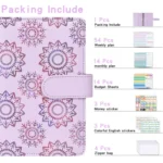 A6 Cash Budget Book Schedule Weekly Plan Monthly Plan Loose-leaf Notepad - Image 2