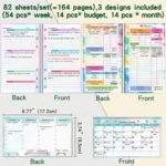 A6 Cash Budget Book Schedule Weekly Plan Monthly Plan Loose-leaf Notepad - Image 4