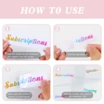 A6 Cash Budget Book Schedule Weekly Plan Monthly Plan Loose-leaf Notepad - Image 5