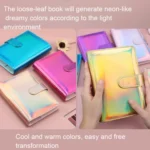 Laser Macaron Loose-leaf Notebook A6 Notepad Shell Without Inner Pages - Image 5