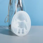D263 DIY Crystal Epoxy Mould Holding Bucket Rabbit Mirror Making Table Mould - Image 2