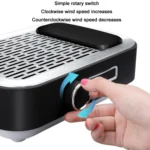 80W Wireless Rechargeable Nail Vacuum Cleaner - Image 5