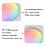 WiFi Bluetooth 2.4G Remote Control LED Ceiling Light, Voltage: - Image 4