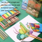 48 Colors Oily Bright Color Pencil Studio Special Set - Image 9