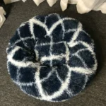 Long-haired Round Pet Kennel Warm Pet Bed - Image 6