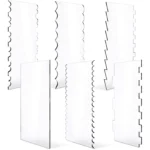 6 In 1 Clear Acrylic Cake Scraper Smoothing Tool Set - Image 2