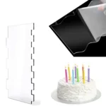 6 In 1 Clear Acrylic Cake Scraper Smoothing Tool Set - Image 4