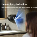 W2 Wall-mounted USB Charging  Automatic Foam Soap Dispenser With Time Temperature Display - Image 2