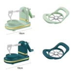 Hand Crank Fruit Peeler Apple Divider Dicer - Image 2