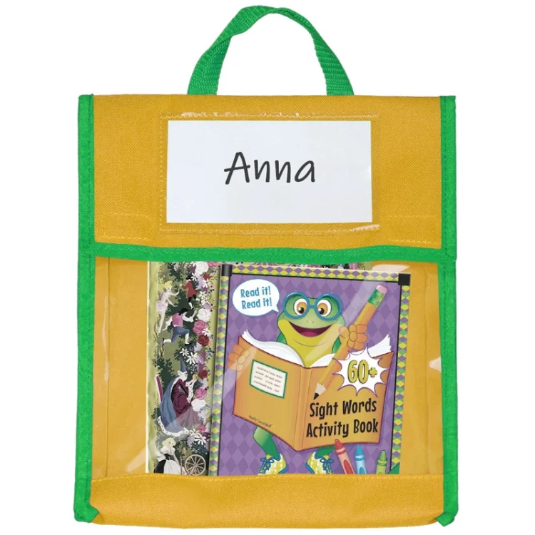 TBD0602717901A.webp BG20080815 School Children Tote Book Bag Toy Handbag - Image 1