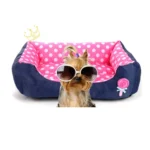 Cartoon Pet Kennel Square Cushion For Small And Medium Pet - Image 4