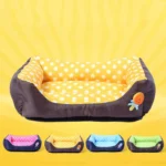 Cartoon Pet Kennel Square Cushion For Small And Medium Pet - Image 5