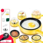 350W Electric Egg Omelette Cooker Frying Pan Steamer Cooker,EU Plug,Style: - Image 2