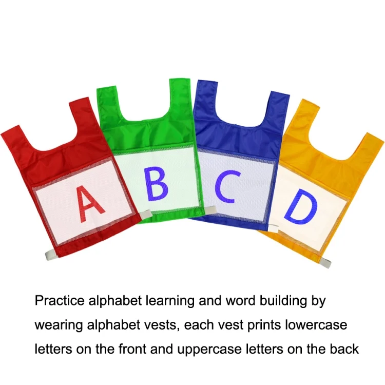 TBD0602719101_B3.webp Sports Vest Game Number Alphabet Teaching Vest - Image 4