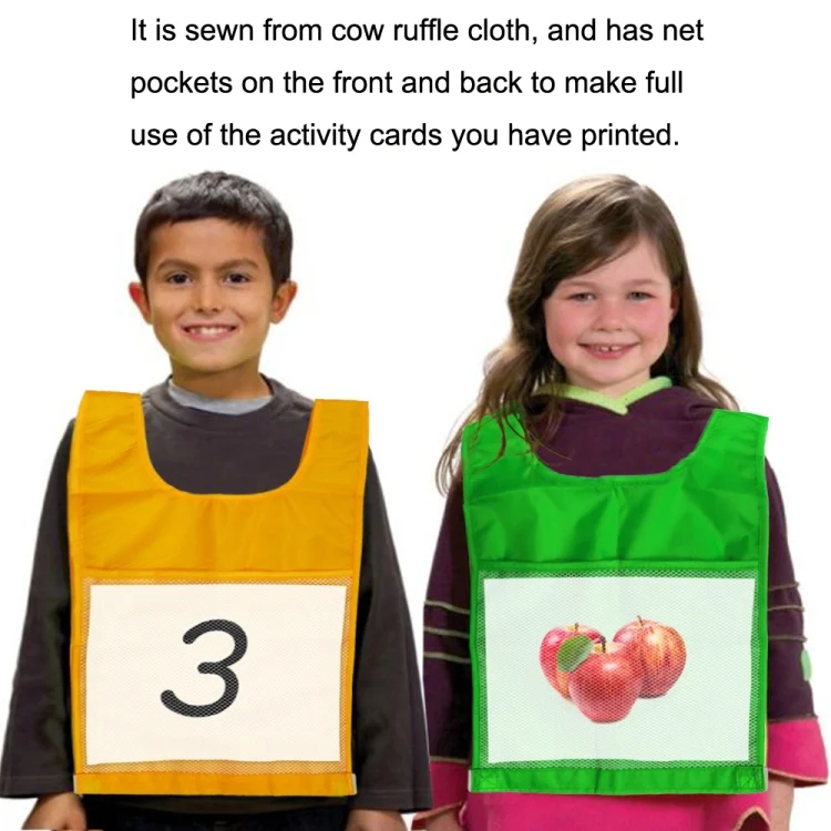 TBD0602719101_B4.webp Sports Vest Game Number Alphabet Teaching Vest - Image 5