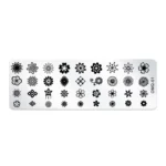 5 PCS Stainless Steel Nail Art Print Template Nail Art Tools