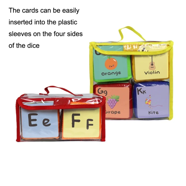 TBD06027203_2.webp Recognize Color Alphabet Graphic Cards Dice Card - Image 3