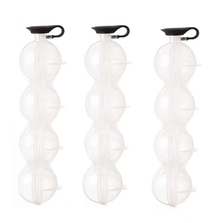 TBD06027208_1.webp 3 PCS Four -Hole Ice Hockey Model Ice Cube Maker Round Ice Ball - Image 2