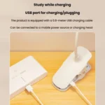 Three-color Temperature Infinite Dimming LED Clip Eye Protection Bedside Lamp - Image 8