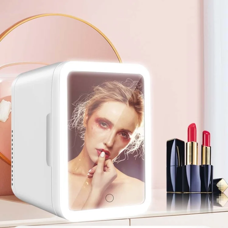 TBD0602725801_B1.webp 4L  45W Home Car Dual Purpose Refrigerator With Touch Light Makeup Mirror,CN Plug - Image 2