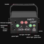 T10 Voice-Controlled Mini Stage Laser Light Atmosphere Light With Remote Control - Image 4