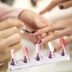 2 PCS Nail Art Chessboard Holder Nail Sheet Acrylic Base Practice Stand - Image 5