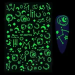 5 PCS TZ0290 Halloween Party Luminous Nail Stickers