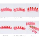 3 Sets Adhesive-Free Nail Practice Stand Nail Display Stand - Image 5