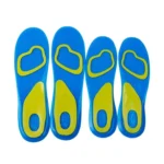 1 Pair Shock Absorption Silicone Gel Insole Arch Orthotic Pad,Size: - Image 2