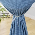 Round Elasticity Fan Dust Cover Household Use Fabric Fan Protective Cover - Image 4