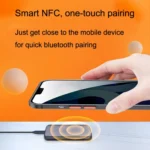 T40 2 In 1 Bluetooth 5.1 Receiver NFC Transmitter Car AUX Adapter - Image 5