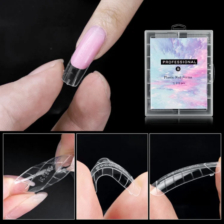 TBD0602735601_B4.webp 2 Boxes Nail Crystal Rapid Light Therapy Extension Nail Model, Shape: - Image 5