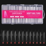 240 PCS/Box Thin Soft Transparent Nail Pieces - Image 5