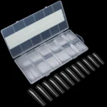 240 PCS/Box Thin Soft Transparent Nail Pieces - Image 3