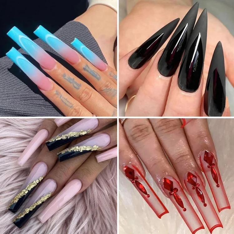 TBD0602738901_B3.webp 240 PCS/Box Thin Soft Transparent Nail Pieces - Image 4