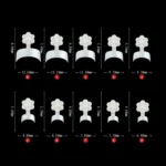 Plum Blossom Crescent Art Nail Extension Nail Plate - Image 3