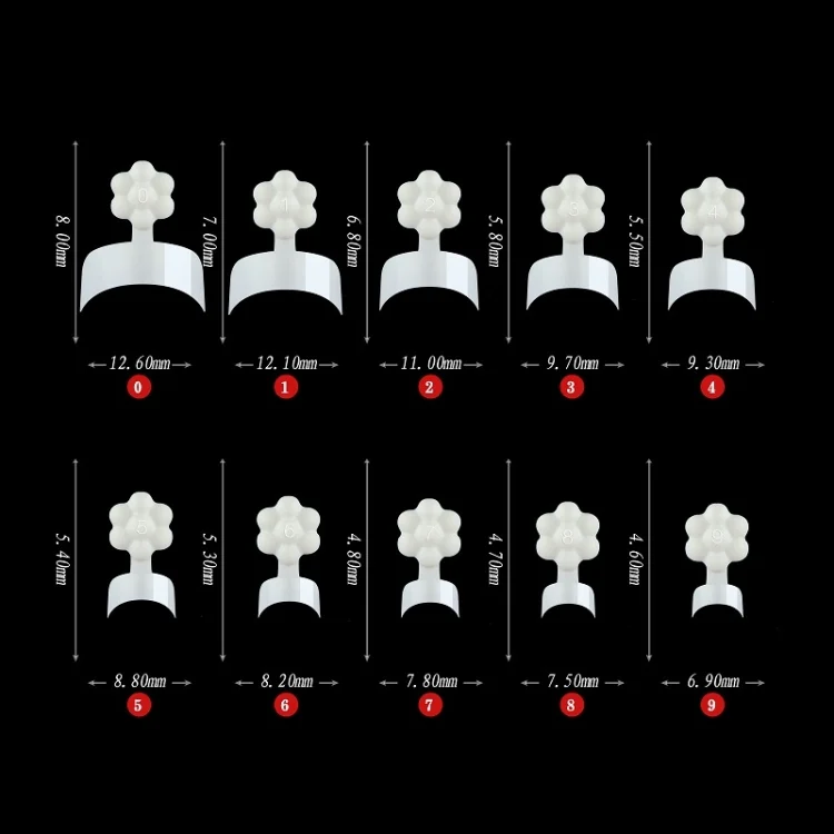 TBD0602739201_B2.webp Plum Blossom Crescent Art Nail Extension Nail Plate - Image 3